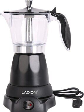 Electric Cuban Coffee Maker - 6 or 3 Cup Espresso Machine for Rich Flavor